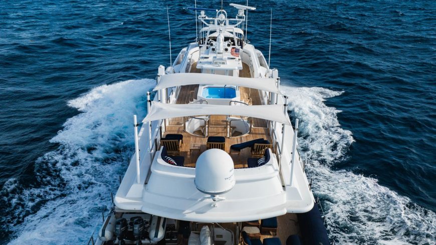 HIGH OCCUPANCY | 1989 49.9m (163.67ft) Luxury Tri-Deck Motor Yacht built by Australian shipyard Oceanfast