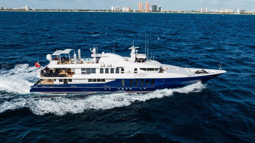 HIGH OCCUPANCY | 1989 49.9m (163.67ft) Luxury Tri-Deck Motor Yacht built by Australian shipyard Oceanfast