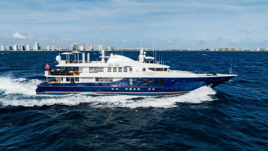 HIGH OCCUPANCY | 1989 49.9m (163.67ft) Luxury Tri-Deck Motor Yacht built by Australian shipyard Oceanfast