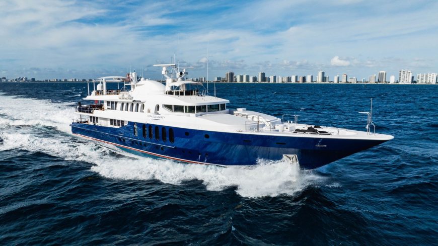 HIGH OCCUPANCY | 1989 49.9m (163.67ft) Luxury Tri-Deck Motor Yacht built by Australian shipyard Oceanfast