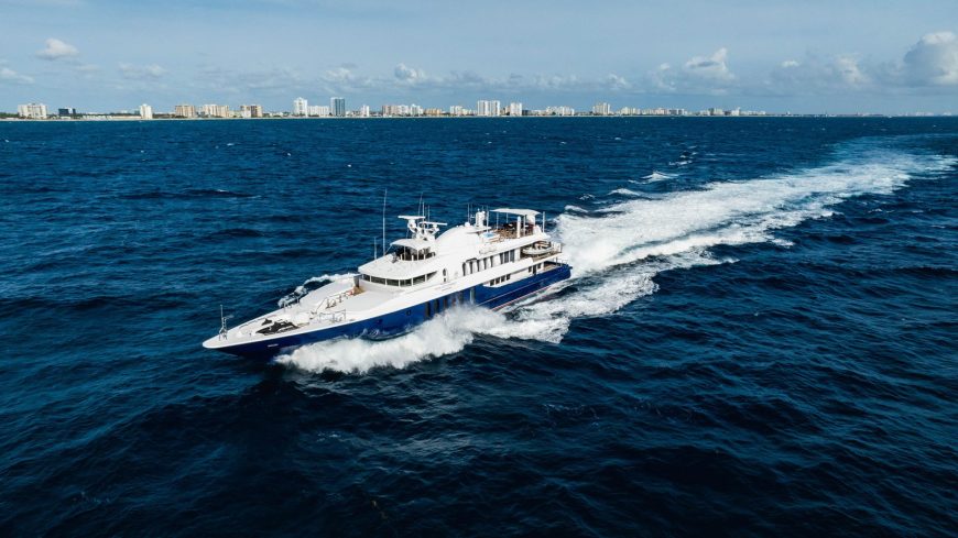 HIGH OCCUPANCY | 1989 49.9m (163.67ft) Luxury Tri-Deck Motor Yacht built by Australian shipyard Oceanfast