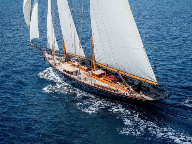 MARIETTE OF 1915 | 38m (124.64ft) Classic Herreshoff Schooner Sailing Yacht