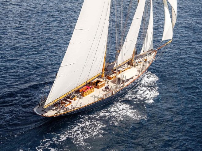 MARIETTE OF 1915 | 38m (124.64ft) Classic Herreshoff Schooner Sailing Yacht