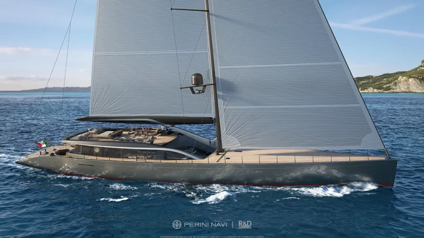 Perini Navi New Build Project | 2024 47m (154ft) Luxury Fast Displacement Sloop Sailing Yacht