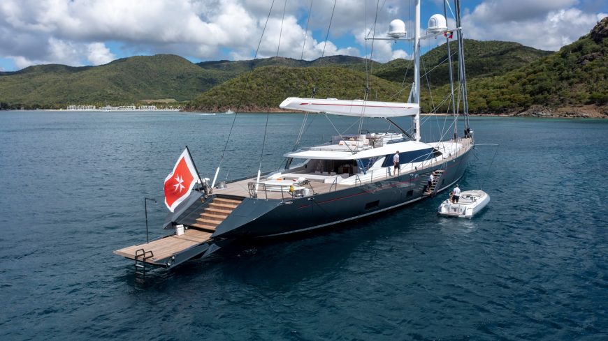 RED DRAGON | 2008 51.7m (169.58ft) Dubois design Sloop-Rigged Sailing Yacht built by NZ shipyard Alloy Yachts