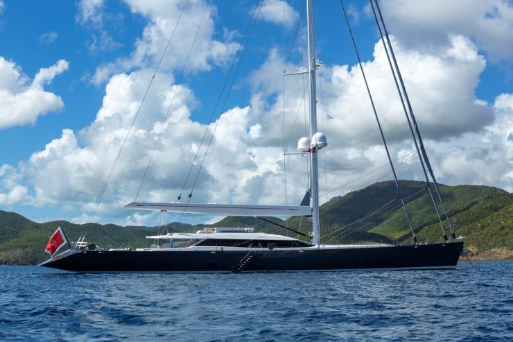 RED DRAGON | 2008 51.7m (169.58ft) Dubois design Sloop-Rigged Sailing Yacht built by NZ shipyard Alloy Yachts