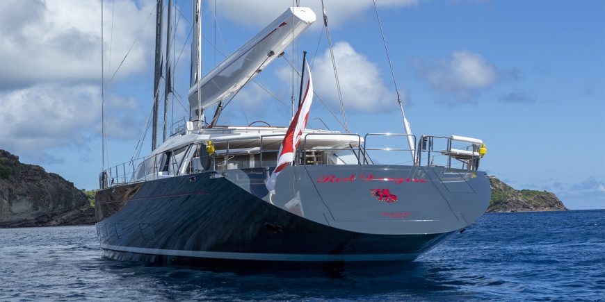 RED DRAGON | 2008 51.7m (169.58ft) Dubois design Sloop-Rigged Sailing Yacht built by NZ shipyard Alloy Yachts