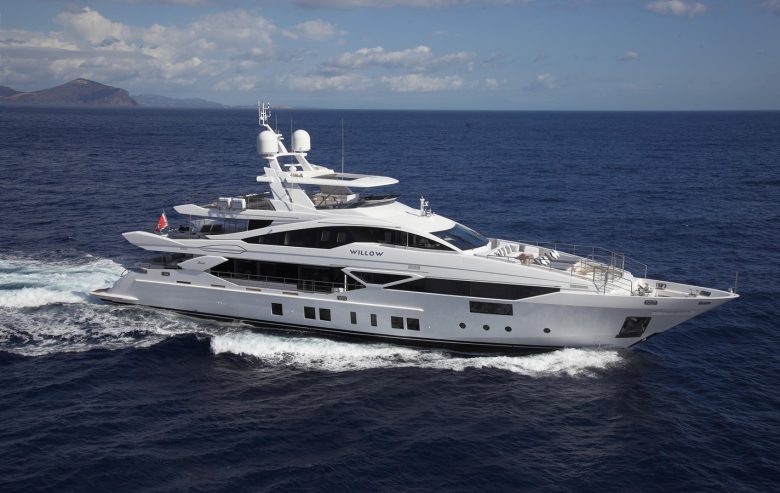 WILLOW | 2017 42m (137.76ft) Luxury Tri-Deck Motor Yacht built by Italian shipyard BENETTI