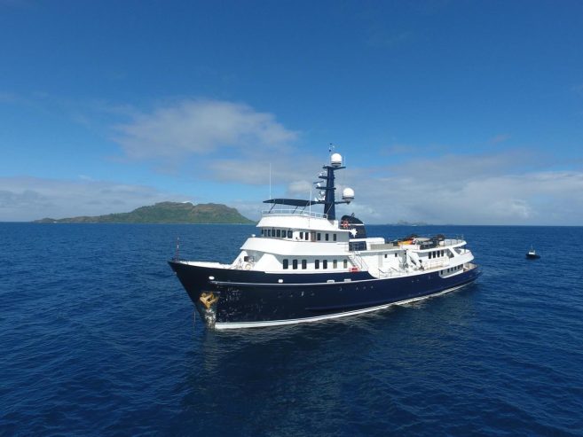 ASTERIA | 1970 48.38m (158.69 ft) Luxury Explorer Motor Yacht Tug Conversion