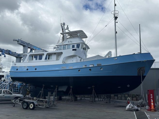 BIG BUD | 2002 22m (72.16ft) Watson 72 Explorer Motor Yacht built by NZ shipyard Pacific Motoryachts