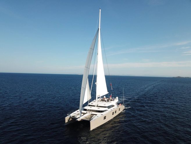 IPHARRA | 2009 31m (102ft) Luxury Aluminium Catamaran Sailing Yacht built by Polish shipyard SUNREEF YACHTS