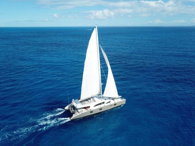 IPHARRA | 2009 31m (102ft) Luxury Aluminium Catamaran Sailing Yacht built by Polish shipyard SUNREEF YACHTS