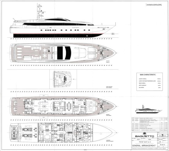 MONOKINI | 2013 44m (144.32ft) Baglietto 44 Fast Line High Performance Luxury Motor Yacht