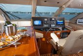 PILOT LOUNGE | 2006 19.51m (63.99ft) Luxury Flybridge Motor Yacht built by American shipyard Hatteras