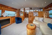 PILOT LOUNGE | 2006 19.51m (63.99ft) Luxury Flybridge Motor Yacht built by American shipyard Hatteras