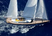 SALVAJE | 2014 56.4m (184.99ft) Luxury Aluminium Flybridge Ketch Sailing Yacht built by Alloy Yachts