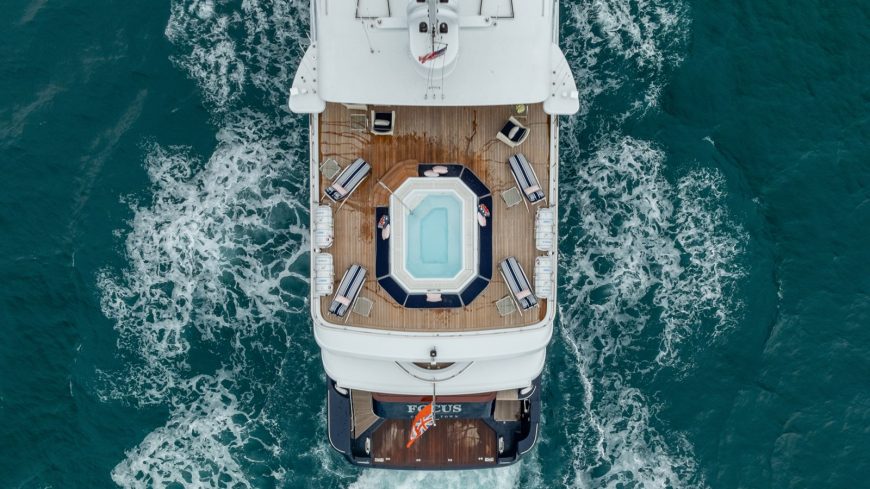 FOCUS | 2002 46.6m (153.04ft) Luxury Tri-Deck Aluminium Motor Yacht built by North American Yachts and Shipbuilders