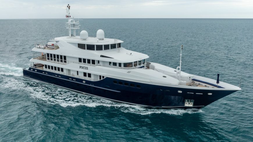 FOCUS | 2002 46.6m (153.04ft) Luxury Tri-Deck Aluminium Motor Yacht built by North American Yachts and Shipbuilders