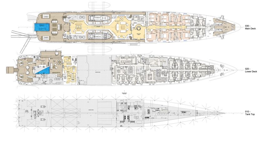 H3 | 2024 105m (345ft) Luxury Motor Yacht built by Dutch shipyard Oceanco