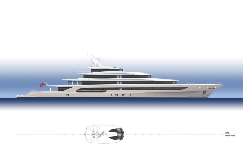 H3 | 2024 105m (345ft) Luxury Motor Yacht built by Dutch shipyard Oceanco