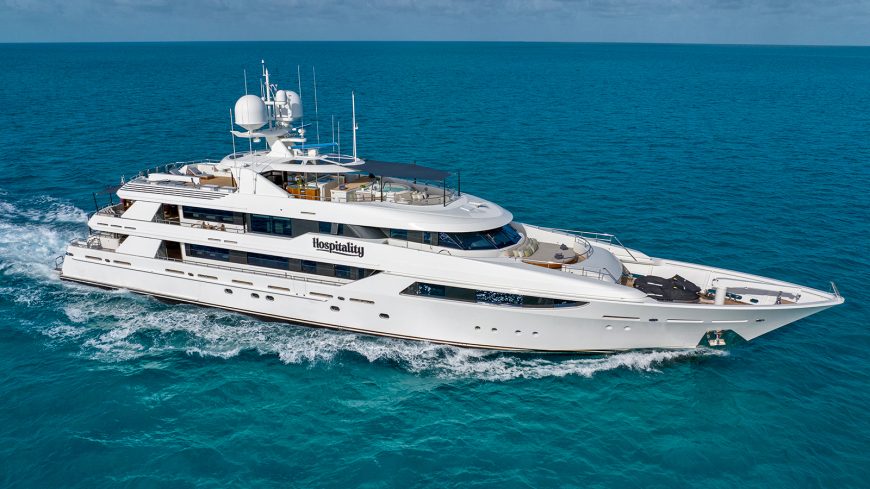 HOSPITALITY | 2011 50m (164ft) Luxury Tri-Deck Motor Yacht built by American shipyard Wesport