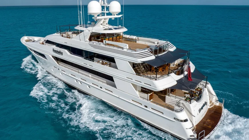 HOSPITALITY | 2011 50m (164ft) Luxury Tri-Deck Motor Yacht built by American shipyard Wesport