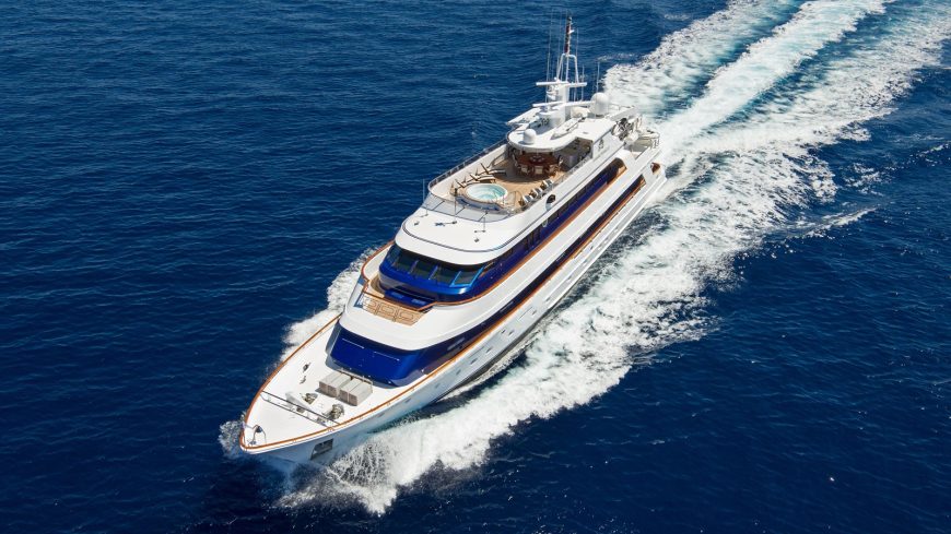 IONIAN PRINCESS | 2005 45.72m (149.96ft) Luxury Tri-Deck Motor Yacht built by American shipyard Christensen Yachts