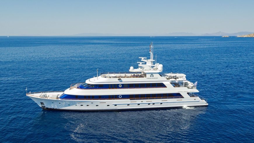 IONIAN PRINCESS | 2005 45.72m (149.96ft) Luxury Tri-Deck Motor Yacht built by American shipyard Christensen Yachts