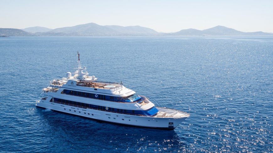 IONIAN PRINCESS | 2005 45.72m (149.96ft) Luxury Tri-Deck Motor Yacht built by American shipyard Christensen Yachts