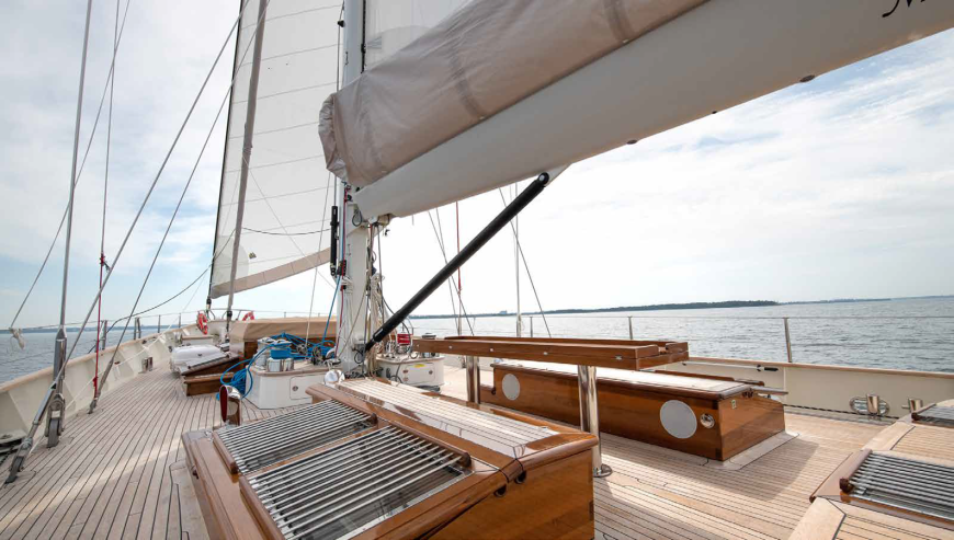 MELODY | 2022 41.54m (136.25ft) Classic Style Modern Sailing Yacht built by Estonian shipyard RIDAS YACHT