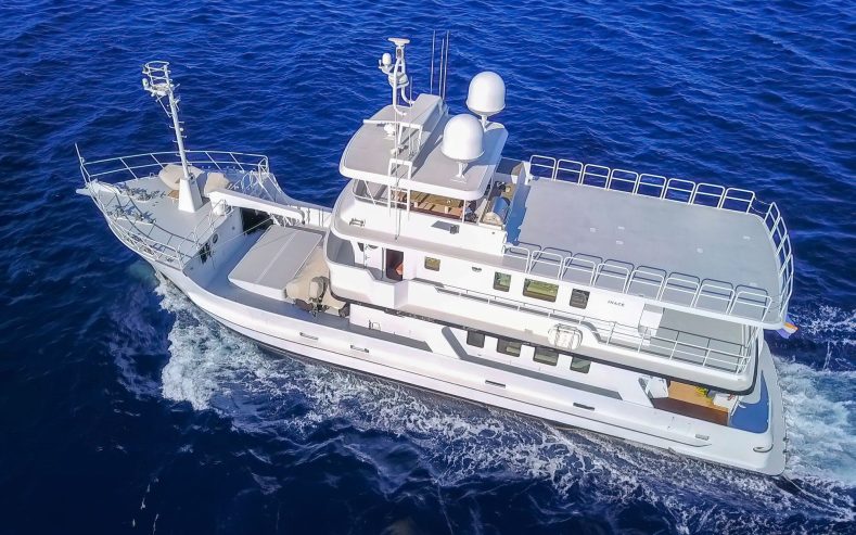 MISS SARAH J | 2003 29.02m (95.19ft) Trawler Style Explorer Motor Yacht built by Brazilian shipyard INACE