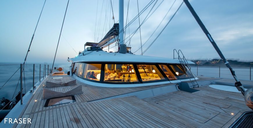 MOUSETRAP | 2012 33.52m (109.95ft) Luxury Carbon Fibre Catamaran Motor Sailing Yacht built by French shipyard JFA YACHTS