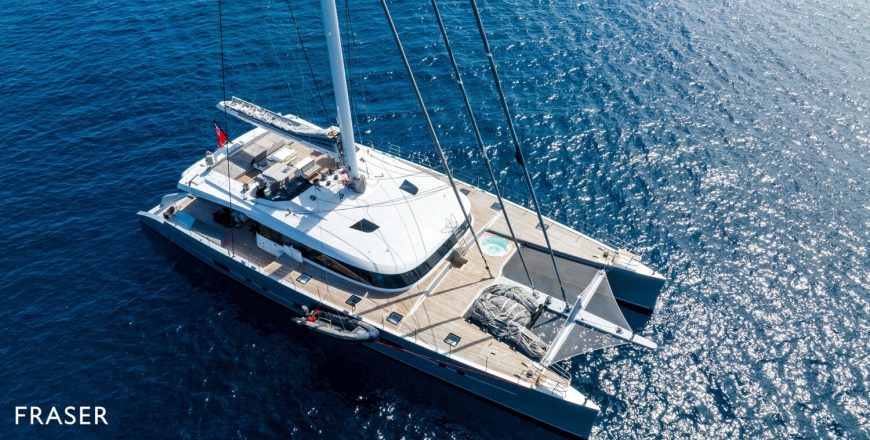 MOUSETRAP | 2012 33.52m (109.95ft) Luxury Carbon Fibre Catamaran Motor Sailing Yacht built by French shipyard JFA YACHTS