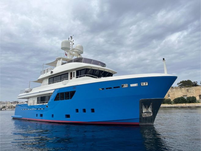 Acala | 2015 31m (102ft) Luxury Explorer Motor Yacht built by Italian shipyard Cantiere delle Marche