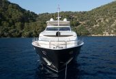 ROUND MIDNIGHT | 2001 29.8m (97.74ft) Luxury Raised Pilothouse Flybridge Motor Yacht built by British shipyard SUNSEEKER