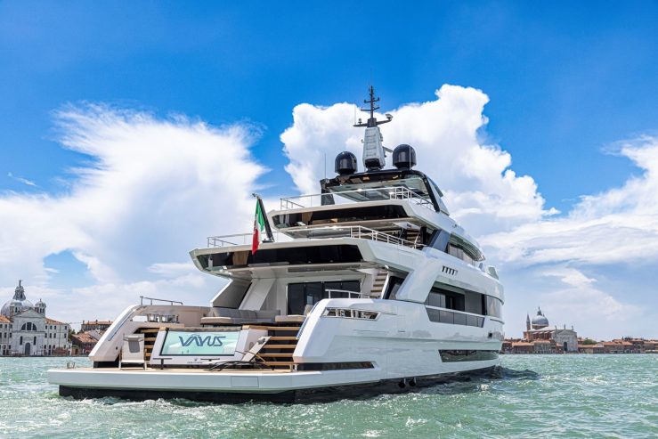 VAYUS | 2023 36.25m (118.90ft) DUCALE 120 Luxury Tri-Deck Explorer Motor Yacht built by Italian shipyard OCEAN KING