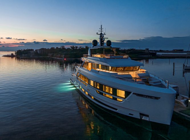 VAYUS | 2023 36.25m (118.90ft) DUCALE 120 Luxury Tri-Deck Explorer Motor Yacht built by Italian shipyard OCEAN KING