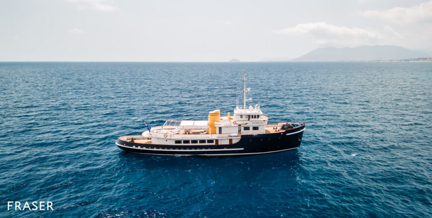 PROMETEJ | 1956 45m (148ft) Santierul Naval Galatz Explorer Yacht