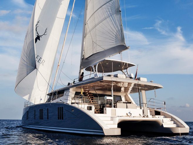 BLUE DEER | 2015 22.5m (74ft) Luxury Catamaran Sailing Yacht built by Polish shipyard Sunreef