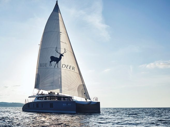 BLUE DEER | 2015 22.5m (74ft) Luxury Catamaran Sailing Yacht built by Polish shipyard Sunreef