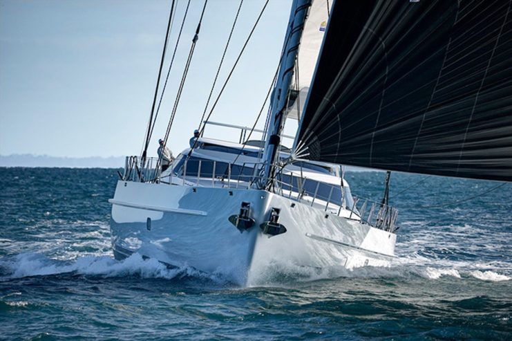 ENCORE | 2013 43.90m (143.99ft) Dubois designed Luxury Sloop Aluminium Sailing Yacht built by NZ shipyard ALLOY YACHTS