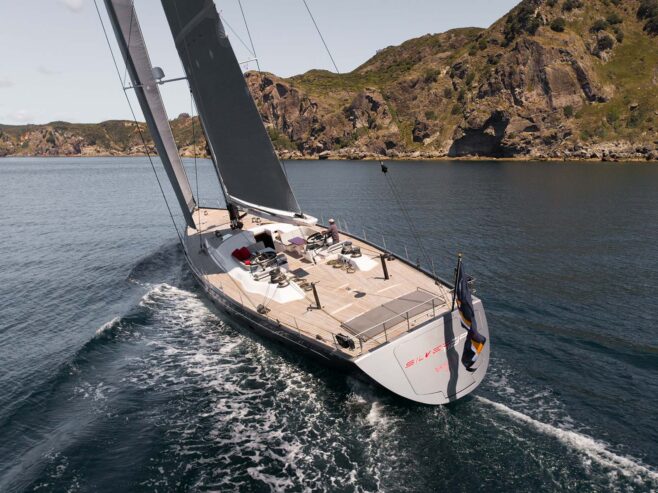 SILVERTIP | 2001 / 2022 33.8m (110ft) High Performance Sloop Sailing Yacht designed by Dubois Naval Architects