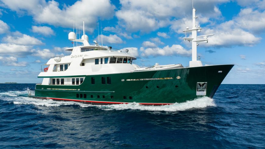 ZeXPLORER | 2013 / 2022 41m (133ft) Explorer Motor Yacht built by American shipyard Newcastle Marine