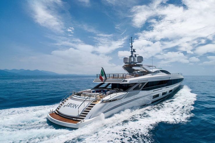 EL LEON | 2018 54m (177ft) Mangusta Gransport Motor Yacht built by Italian shipyard Overmarine