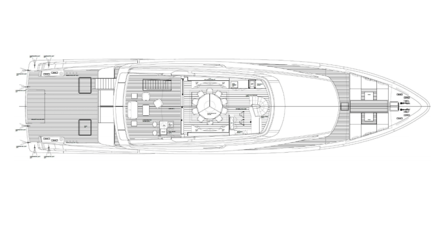 H | 2022 SX112 34.16m (112′) Luxury Motor Yacht built by Italian shipyard Sanlorenzo