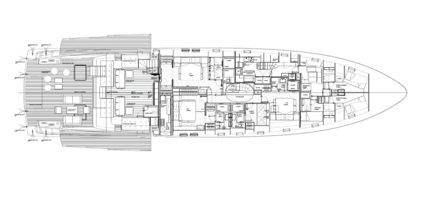 H | 2022 SX112 34.16m (112′) Luxury Motor Yacht built by Italian shipyard Sanlorenzo