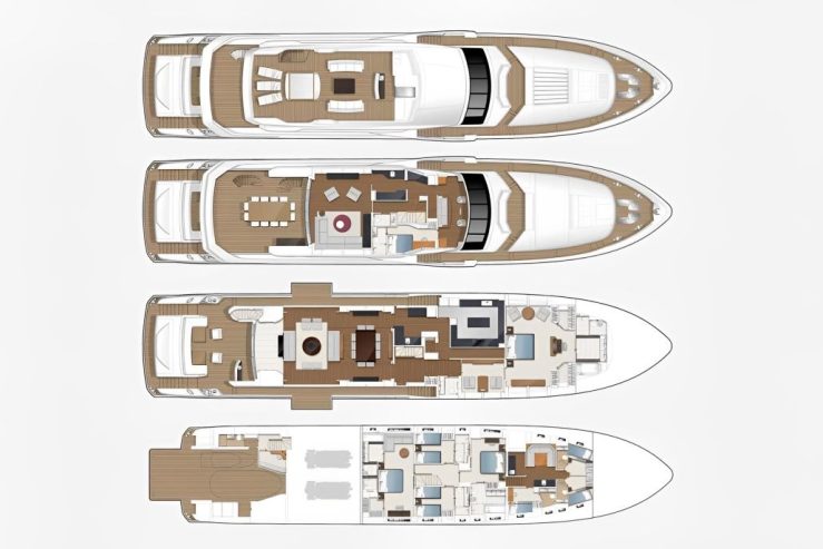 IMPERIAL PRINCESS BEATRICE | 2012 40m (131′) Luxury Motor Yacht built by British shipyard Princess